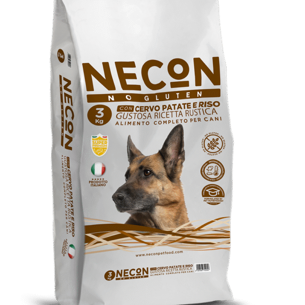 NECON ADULT DOG WITH DEER, POTATOES AND RICE (3KG)